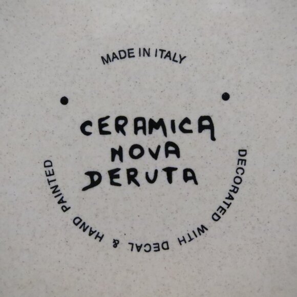 Ceramica Nova Deruta 14" Pasta Serving Bowl Hand-Painted Italy - Picture 13 of 13